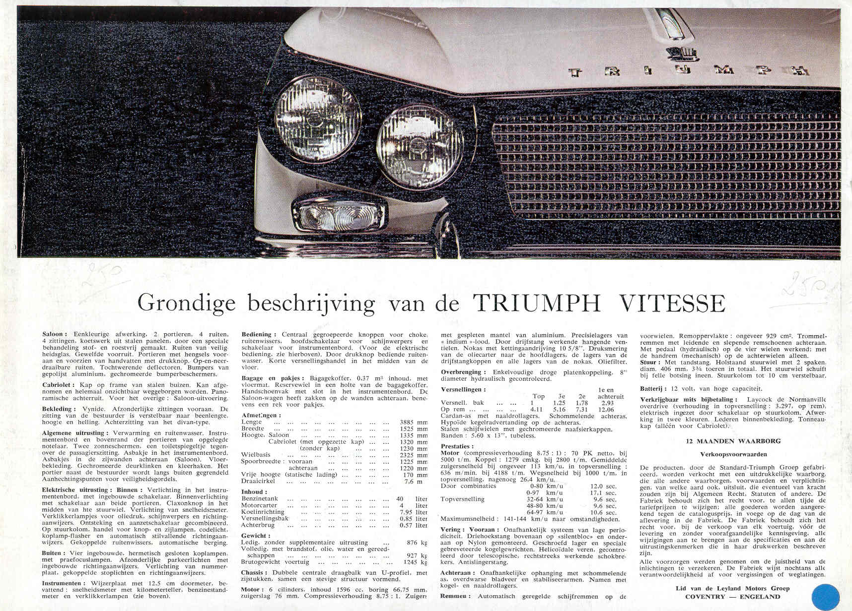 Triumph Vitesse 6 NL!